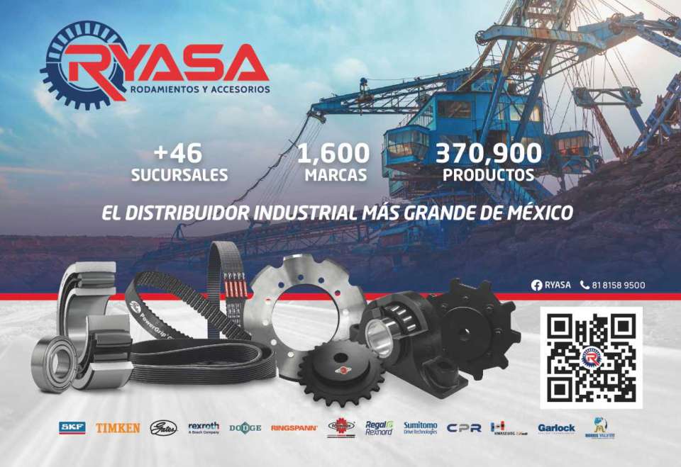 Distribution and Marketing of Bearings, Bands, Seals, Motors, Reducers, Bearing Units, Chains, Couplings, Sprockets, Conveyors, Lubrication Systems. Branches Mexico y Centroamerica